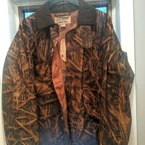 Filson Sheltercloth Waterfowl/Upland Coat (Mossy Oak Switchgrass) Small 38